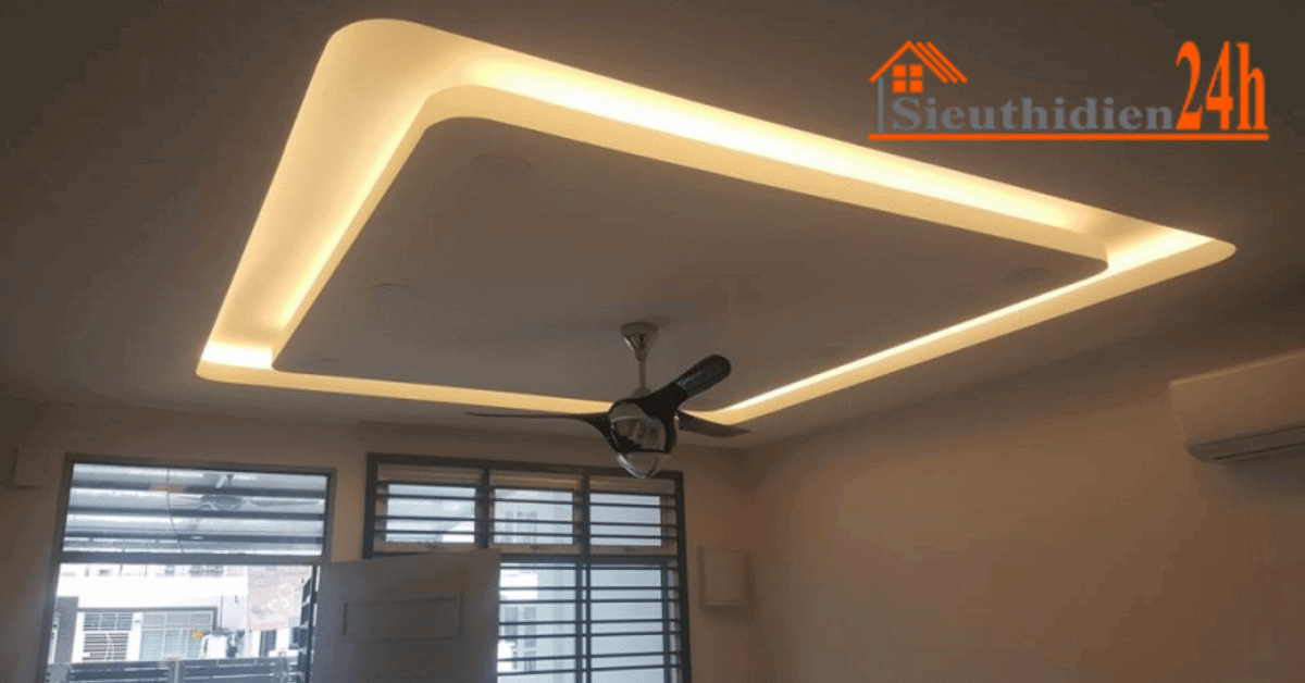 Đèn Hắt Trần Thạch Cao - Giải Pháp Nào Là Tối Ưu Sự Thuận Tiện Trong Thi Công