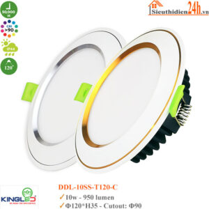 Đèn âm trần mặt cong KingLed DDL-10SS-T120-C 10W