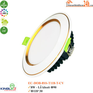 Đèn Led âm trần KingLed EC-DOB-8SS-T118-T-CV