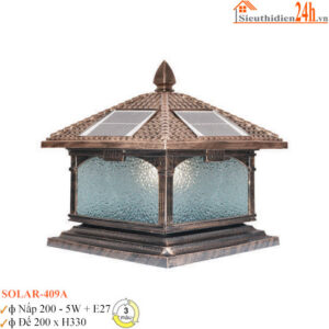 Đèn trụ cổng Euroto Solar-409A