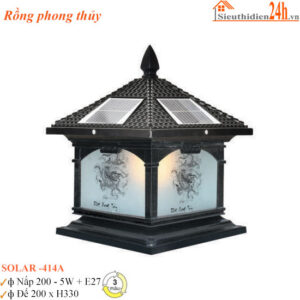 Đèn trụ cổng Euroto Solar-414A
