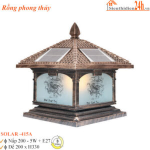 Đèn trụ cổng Euroto Solar-415A