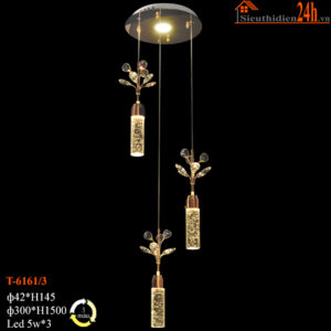 Đèn thả pha lê Euroto T-6161/3