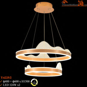 Đèn thả pha lê Euroto T-6225/2