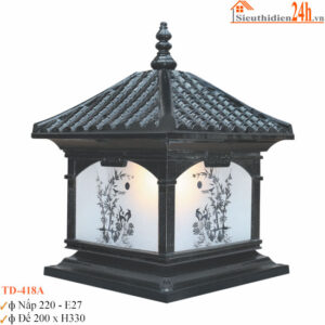 Đèn trụ cổng Euroto TD-418A