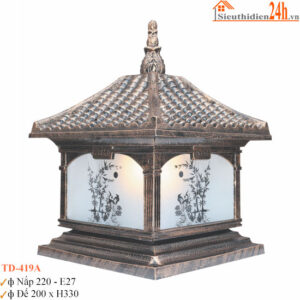 Đèn trụ cổng Euroto TD-419A