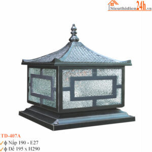 Đèn trụ cổng Euroto TD-407A