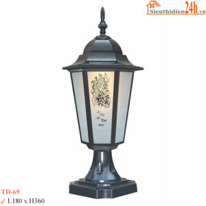 Đèn trụ cổng Euroto TD-69