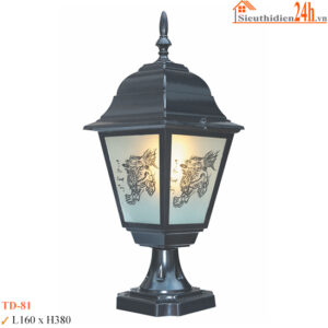 Đèn trụ cổng Euroto TD-81