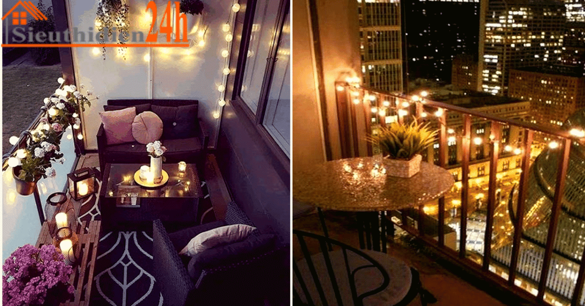 Các Loại Đèn Trang Trí Ban Công Đẹp Nhất