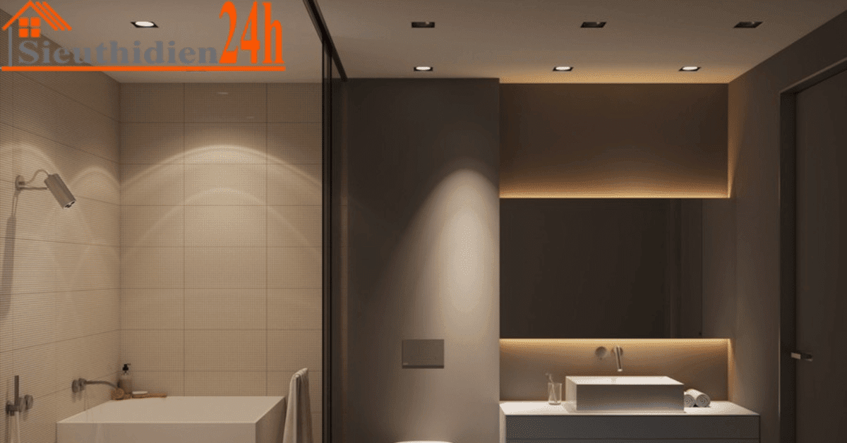 Chọn Đèn Nhà Tắm Nhỏ 2m2