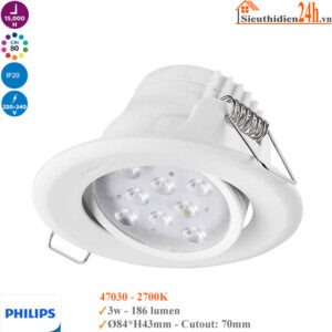 Đèn spotlight 3w Philips 47030