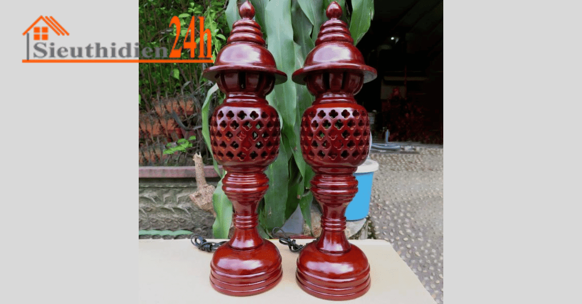 Mẫu Đèn Bàn Thờ Đẹp Hiện Đại Trang Trọng Giá Tốt Nhất Đèn thờ cúng gia tiên quả dứa