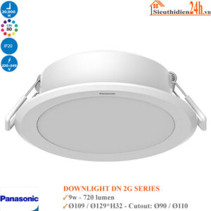 Đèn Led Âm Trần Panasonic 9w DN 2G NNV70061WE1A