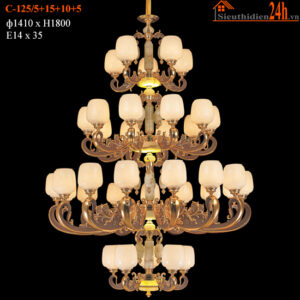 Đèn chùm Euroto C-125/5+15+10+5