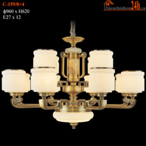 Đèn chùm Euroto C-159/8+4