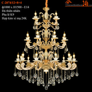 Đèn chùm Euroto C-2074/12+8+4