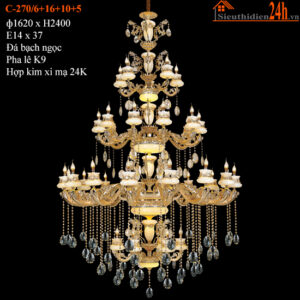 Đèn chùm Euroto C-270/6+16+10+5