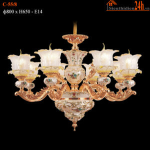 Đèn chùm Euroto C-55/8