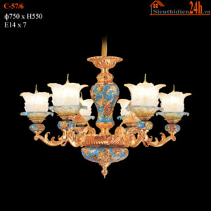 Đèn chùm Euroto C-57/6