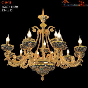 Đèn chùm Euroto C-69/15