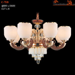 Đèn chùm Euroto C-75/8