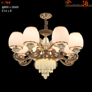 Đèn chùm Euroto C-78/8