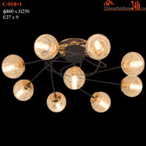 Đèn chùm Euroto C-93/8+1