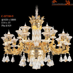 Đèn chùm pha lê Euroto C-227/10+5