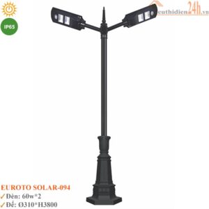 Trụ đèn NLMT Euroto Solar-094 60w*2