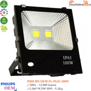Đèn Pha Led Philips OEM FL-PL01 100w