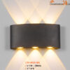 Đèn Tường Ngoài Trời KingLed LWA8031 Đèn tường KingLed LWA8031-BK