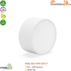 Đèn ống bơ KingLed OBK-8SS-D95-T 8W