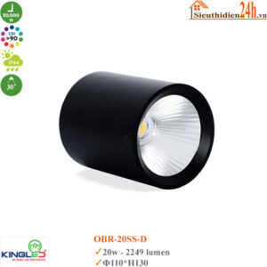 Đèn ống bơ KingLed OBR-20SS-D 20W