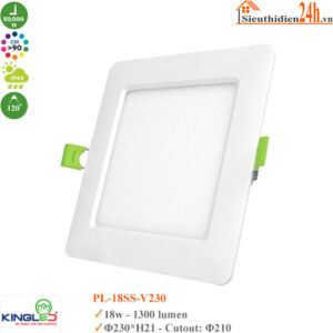 Đèn Led âm trần KingLed PL-18SS-V230 18W