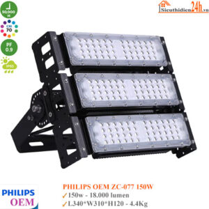 Đèn Pha Led Philips OEM ZC-077 150w