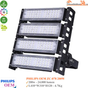 Đèn Pha Led Philips OEM ZC-078 200w