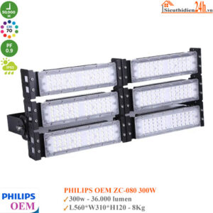 Đèn Pha Led 300w Philips OEM ZC-080