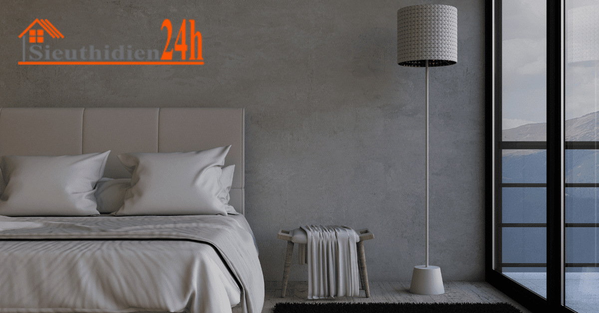 Đèn cây đứng có kiểu dáng và nhiều màu