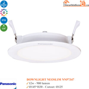 Đèn led âm trần NeoSlim Panasonic NNP73472 12w