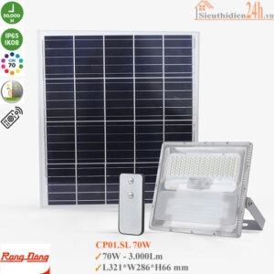 Đèn pha năng lượng mặt trời Rạng Đông CP01.SL 70W