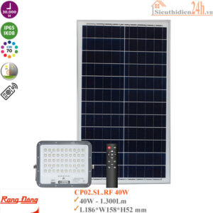 Đèn Pha Led 40w Rạng Đông CP02.SL.RF 40W