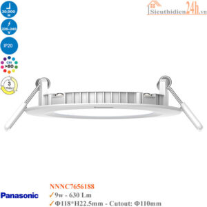 Đèn Led Âm Trần 3 Màu Panasonic EZ-M NNNC7656188 9w