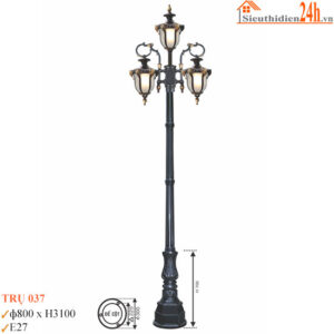 Cột đèn sân vườn Euroto TRỤ 037