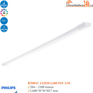 Đèn led bán nguyệt Philips BN001C Led20 20w L600 PSU GM