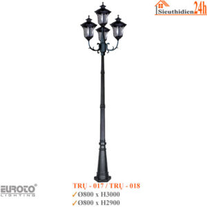 Cột đèn sân vườn Euroto TRỤ 017