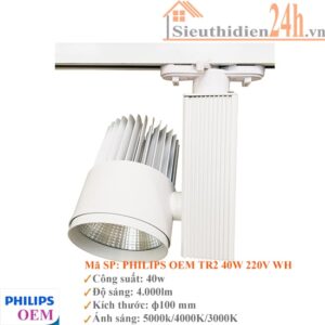 Đèn rọi ray Philips OEM ASV-TR2 40w-wh