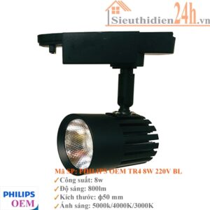 Đèn rọi ray Philips OEM ASV TR4 8w