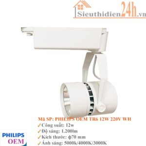 Đèn rọi ray Philips OEM ASV TR6 12w