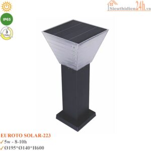Trụ đèn năng lượng mặt trời Euroto Solar- Trụ 223
